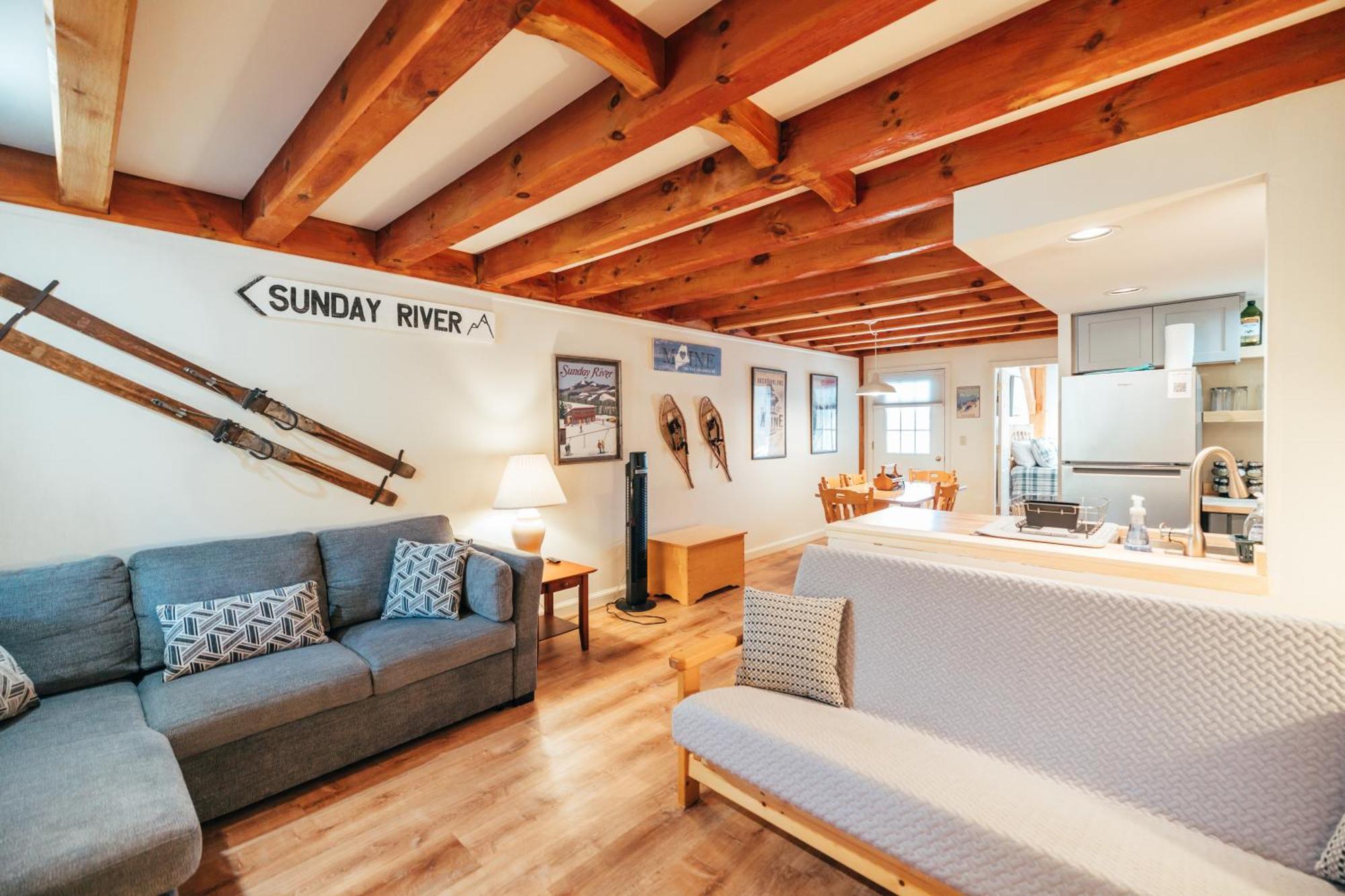 Newly Renovated & Furnished Condo, Only 3 Min To Sunday River! Bethel Buitenkant foto